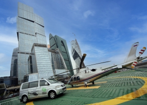 Вертолётная площадка в Москва-Сити
